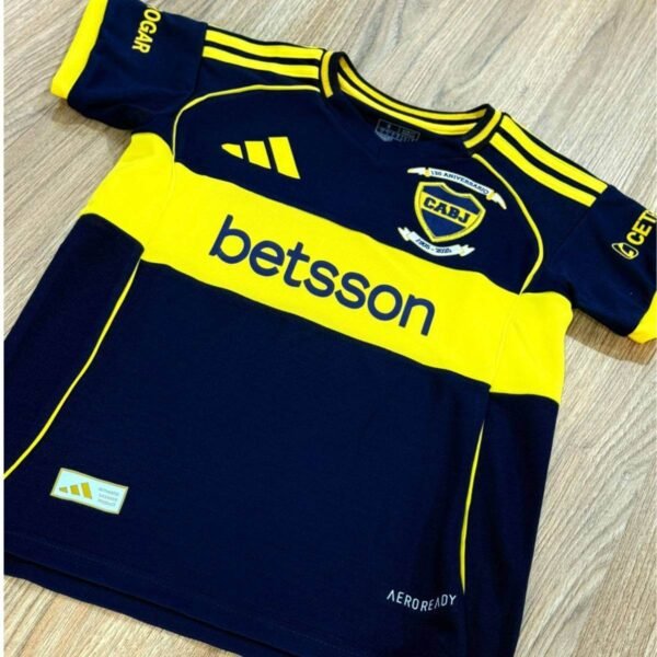 3 (1) Camiseta Boca Titular(niños)